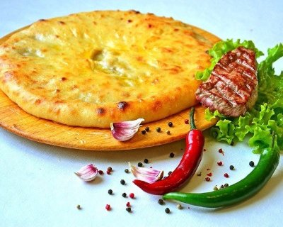 Осетинский пирог с рубленным мясом Осетинский пирог с рубленным мясом